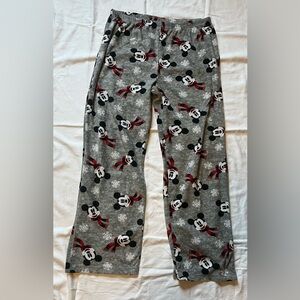 DISNEY: Fleece Pants Winter Mickey Pattern